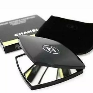 New in Box Chanel Duo Mirror Hard Shell Compact